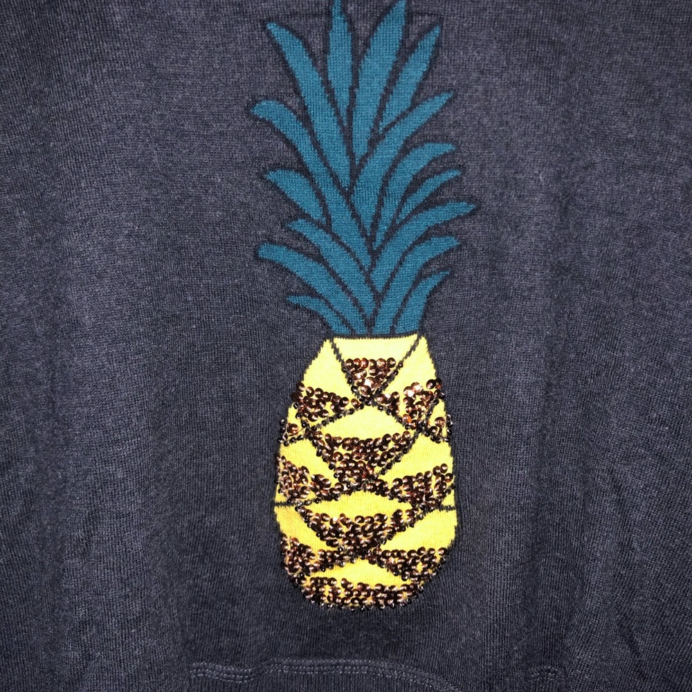 French Connection pineapple sweatshirt